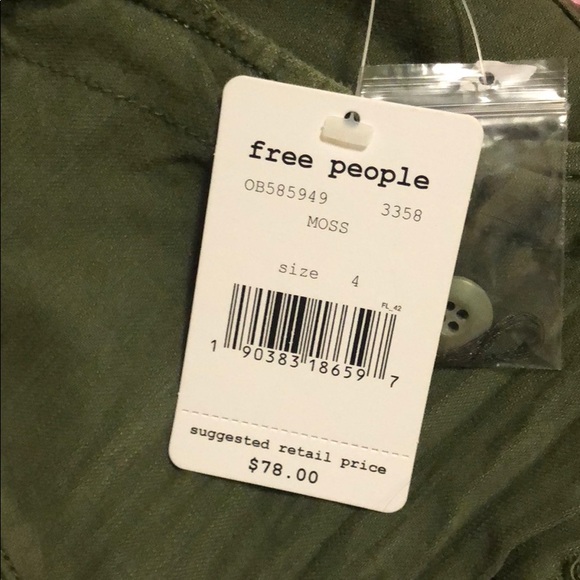 NWT F R E E  P E O P L E MOSS SHORTS - Picture 8 of 8